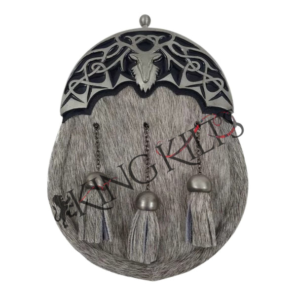 Antiqued Cantle Dress Stag Sporran