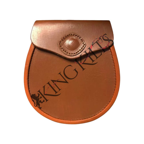 Eye Style Tan Leather Sporran