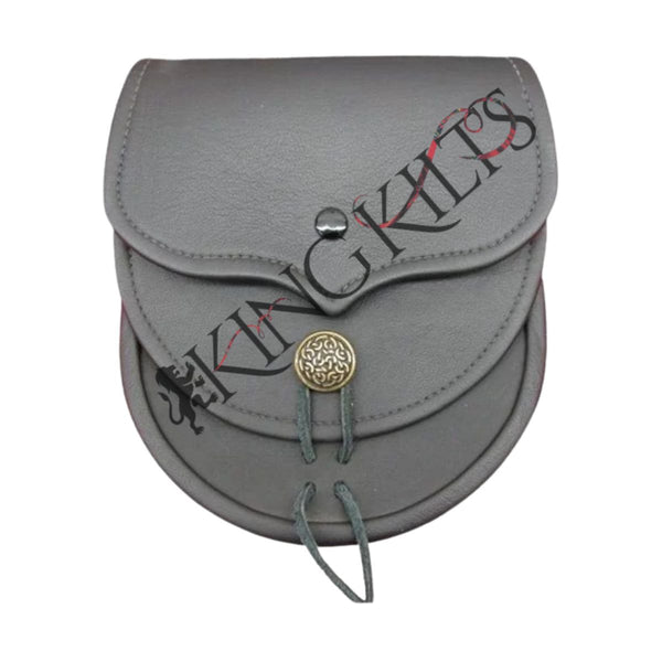 Grey Stylish Leather Sporran