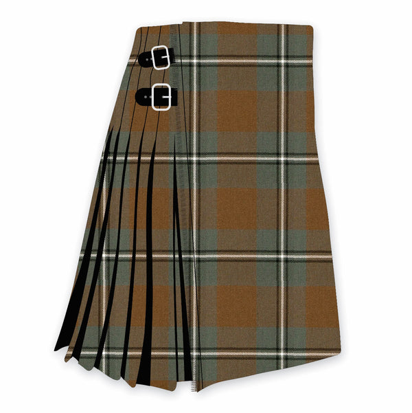 Clan Irvine Weathered Scottish Tartan Kilt