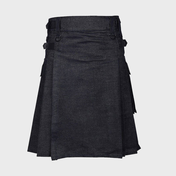  Denim Utility Kilt
