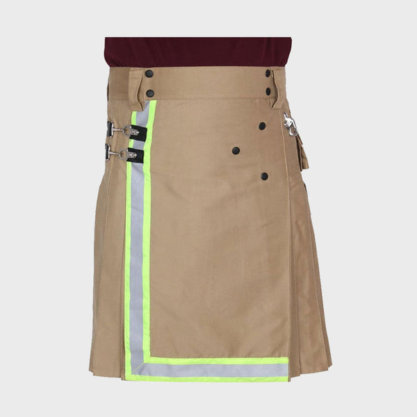  Khaki Firefighter Utility Kilt