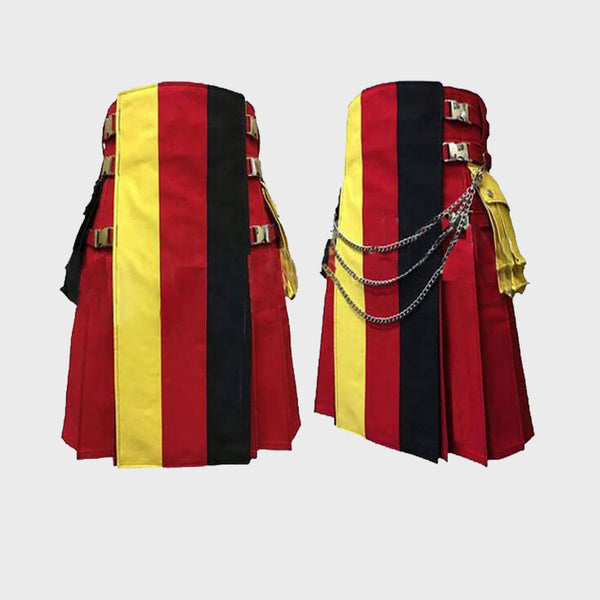  German Flag Kilt with Chains