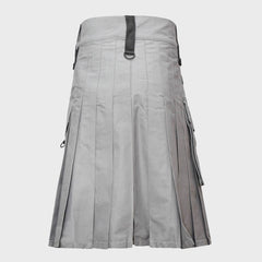  Fashion Grey Utility Kilt