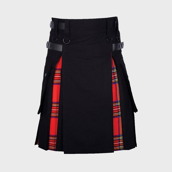  MEXICO AWAY BLACK Tartan HYBRID KILT