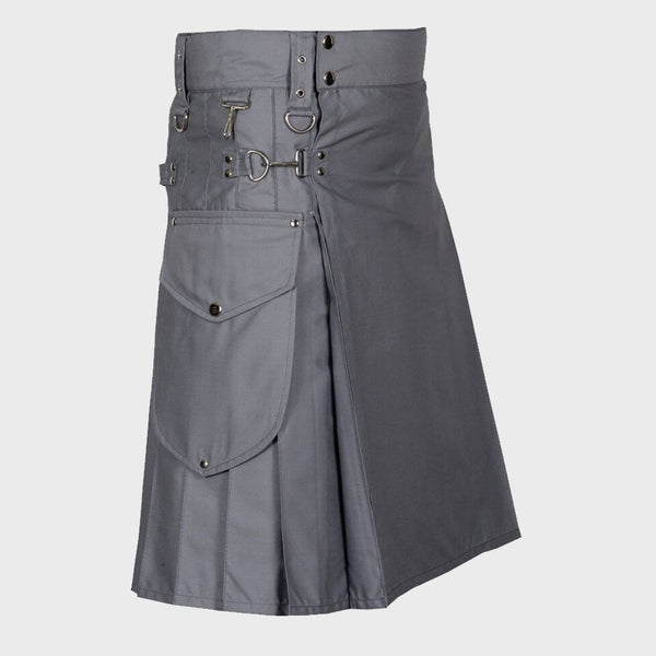  Modern Utility Kilt With Cargo Pockets